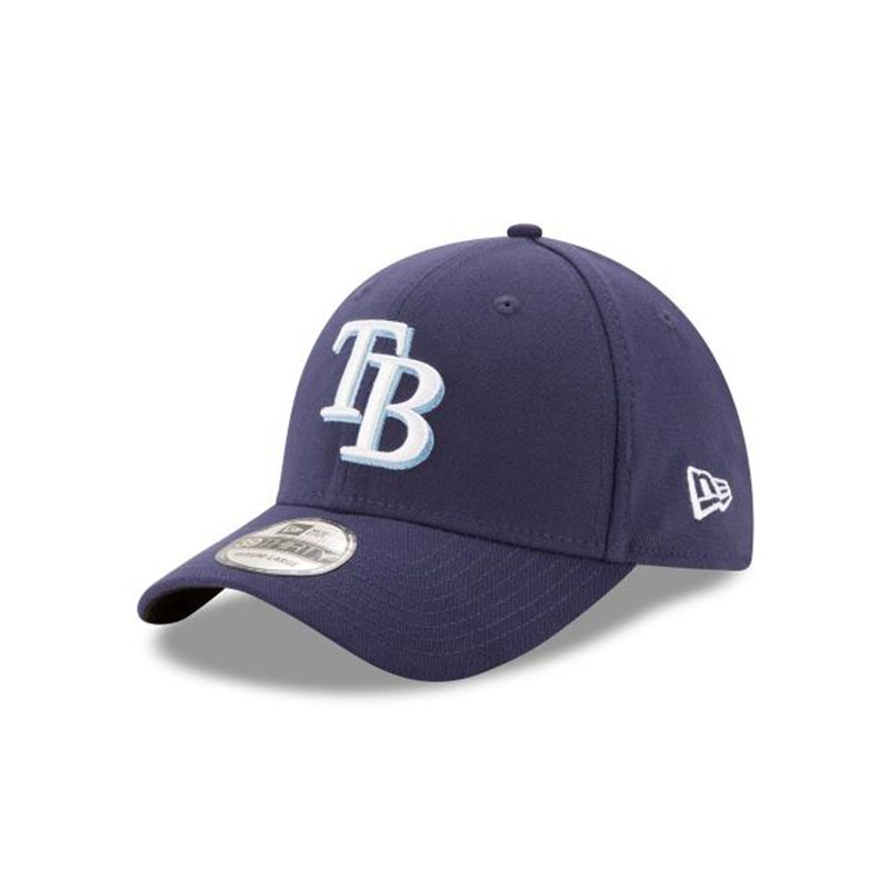 MLB Tampa Bay Rays Team Classic 39Thirty Stretch Fit (SNV1424) - Blue New Era Caps